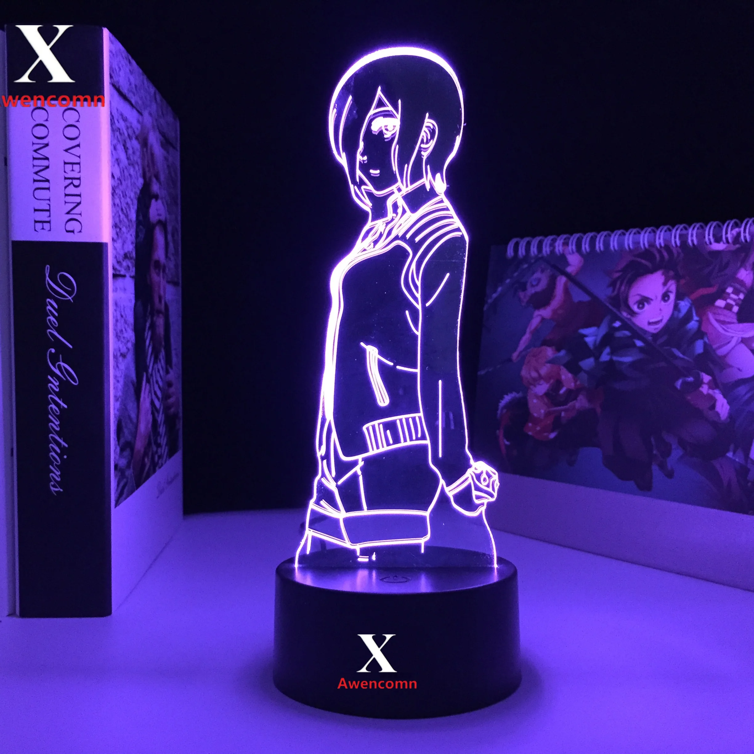 

Anime Tokyo Ghoul Figure 3D Lamp Touka Kirishima for Cool Birthday Gift Bedroom Decor Nightlight Tokyo Ghoul Acrylic LED Night L