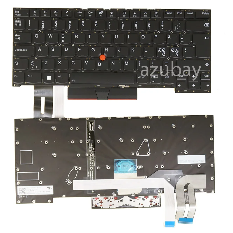 Клавиатура для Lenovo Thinkpad SN20W19801 JAZZ85 V170820KK2 UK LCFC:PK131L52D10 канадский португальский