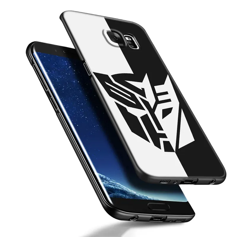Черный силиконовый чехол Трансформеры Autobot для телефона Samsung Galaxy S20 S23 FE S21 S22 S24 Plus