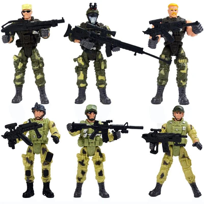 

Military man toy us special forces SWAT model anti terrorist elite joint movable doll with weapons