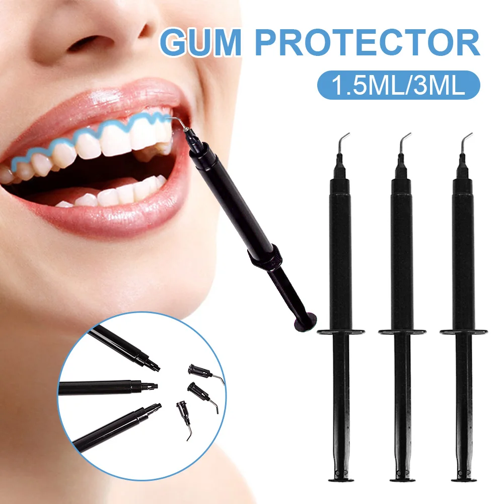 

1.5ml/3ml Gingival Barrier Protection Gel Teeth Whitening Gum Protection Gel Teeth Whitening Tool Oral Care
