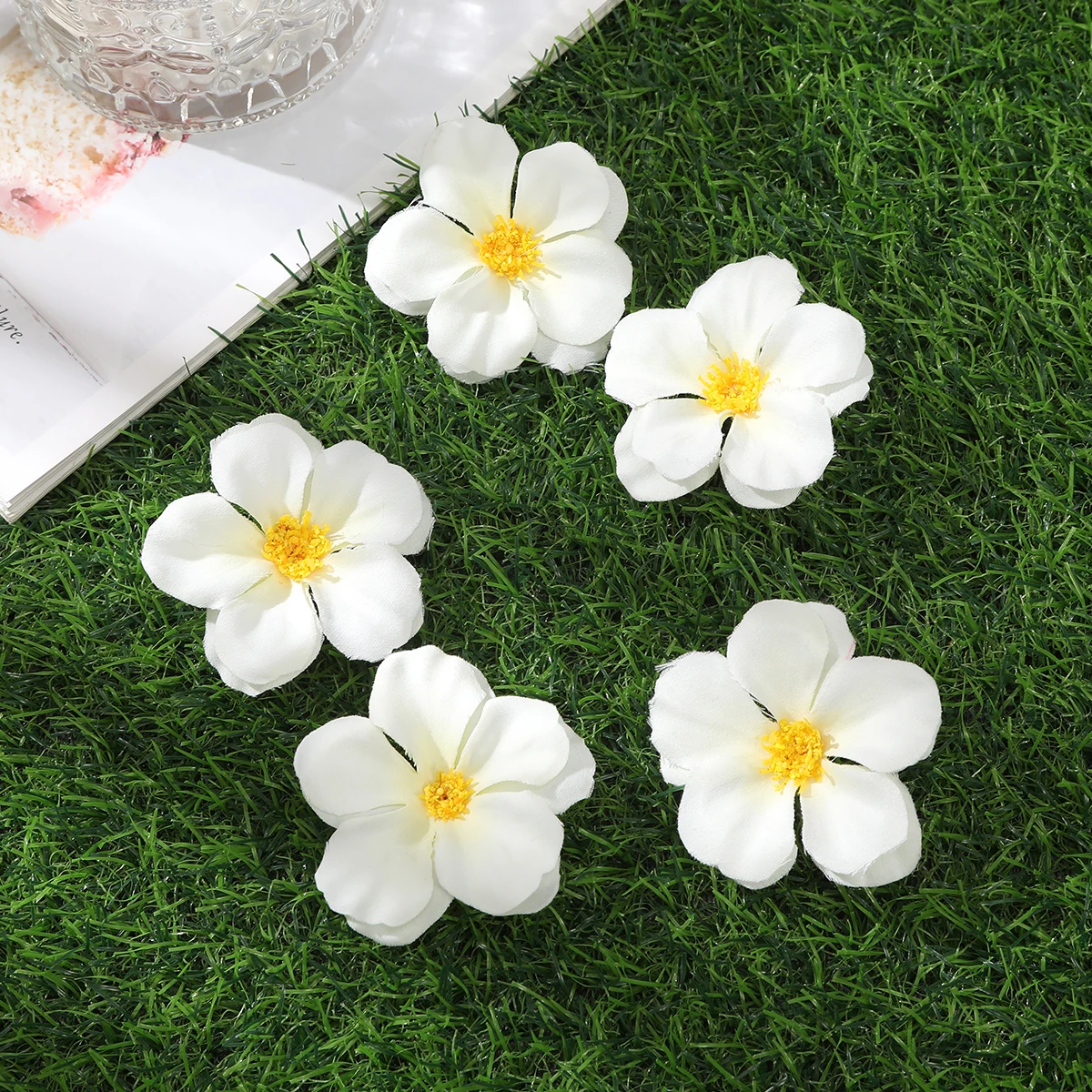 Модная симпатичная заколка для волос с розовыми цветами летняя детская