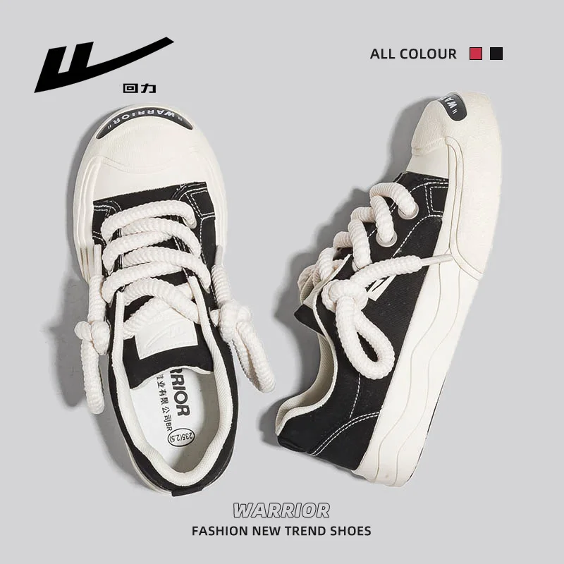 Ботинки женские холщовые на шнуровке с низким вырезом