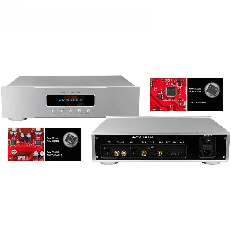 Lastet Arrive Jay'S DAC-2 Новый аудиодекодер HIFI Fever Grade CD Декодирование проигрывателя