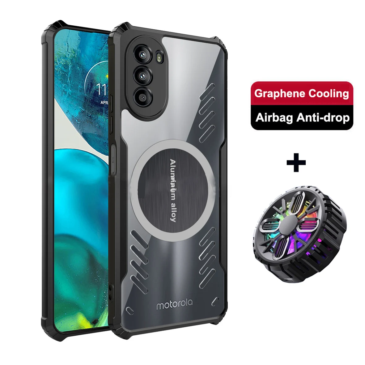 Для Moto G52 5G Графеновый чехол с вентиляционным отверстием для rola G82 дышащий +