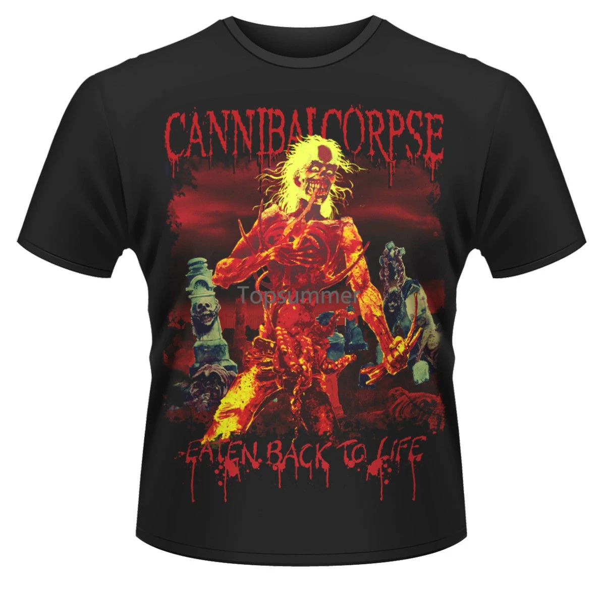 

Cannibal Corpse Eaten Back To Life Close Up T Shirt New &