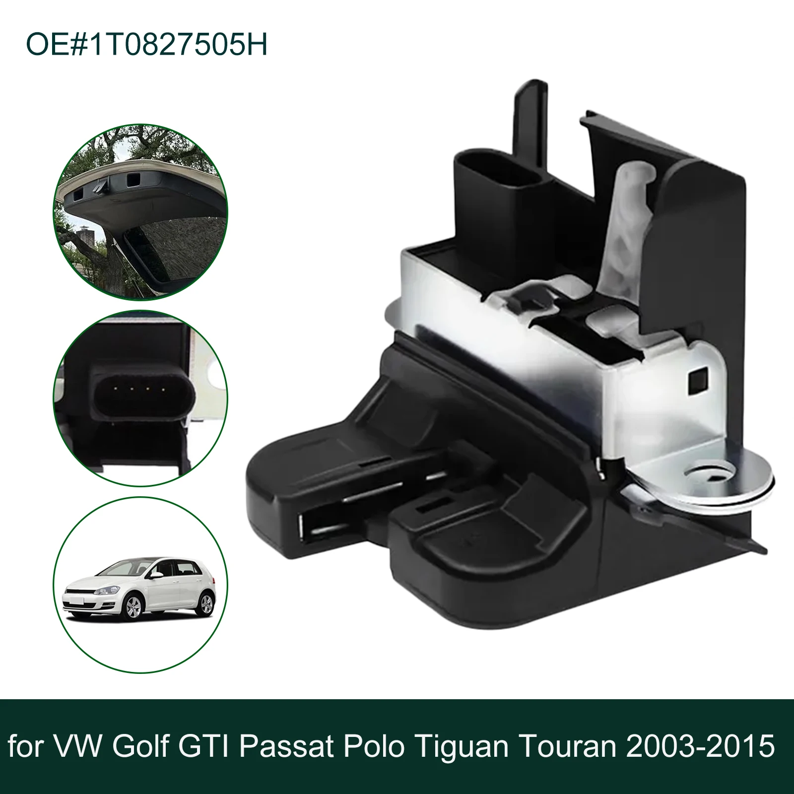 

1T0827505H Защелка замка крышки багажника для VW Golf GTI Passat Polo Tiguan Touran 2003-2015 для Seat Altea Leon Ibiza