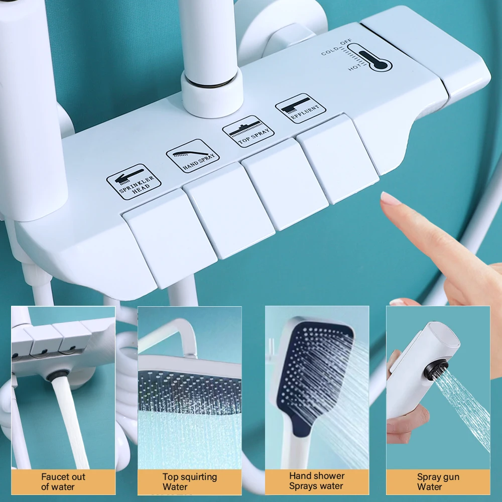 Душевая система душевой комплект настенный смеситель для ванной комнаты