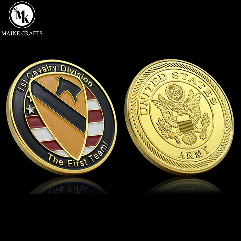 

Памятная монета «Первая кавалерийская дивизия армии США»