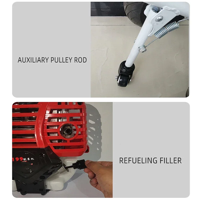 Portable Small Multifunctional Hand Push Lawn Mower 4-Stroke Powered Land Reclamation And Soil Loosening Farming