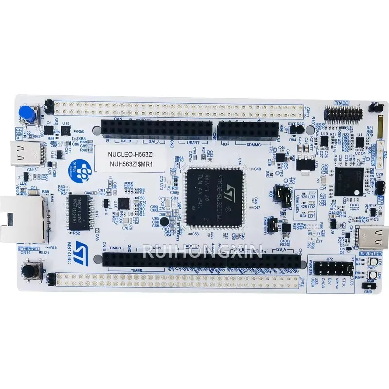 Плата разработки NUCLEO-H563ZI STM32 Nucleo-144 с микроконтроллером STM32H563ZIT6 поддерживает