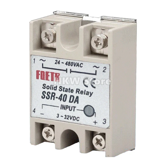 

HKWDZ Твердотельный релейный модуль SSR-10DA SSR-25DA SSR-40DA