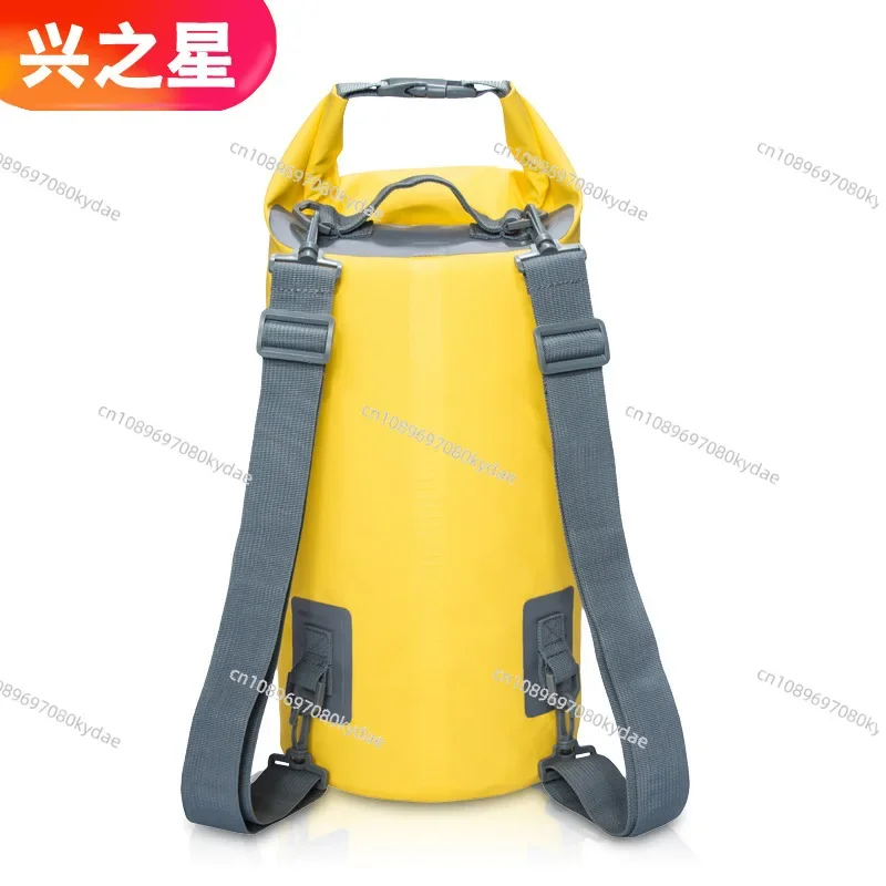 Водонепроницаемая сумка-мешок из пвх водонепроницаемая с двойным плечом для