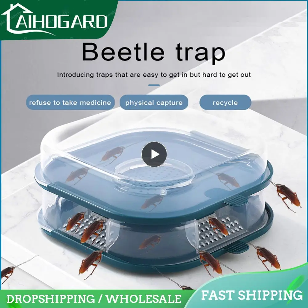 

Cockroach Trap Household Safety Pest Control Catcher Double-layer Large Upgraded Mosquito Killer Trap Bug Roach Catcher Reusable