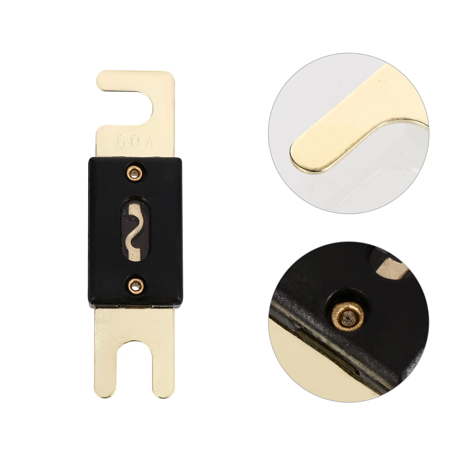 

6 Pcs Audio Accessories Auto Car Accessories Gold Plated Fuse Device Auto Fuse Inline Fuse Parts Car Fuse Box Car Accessory