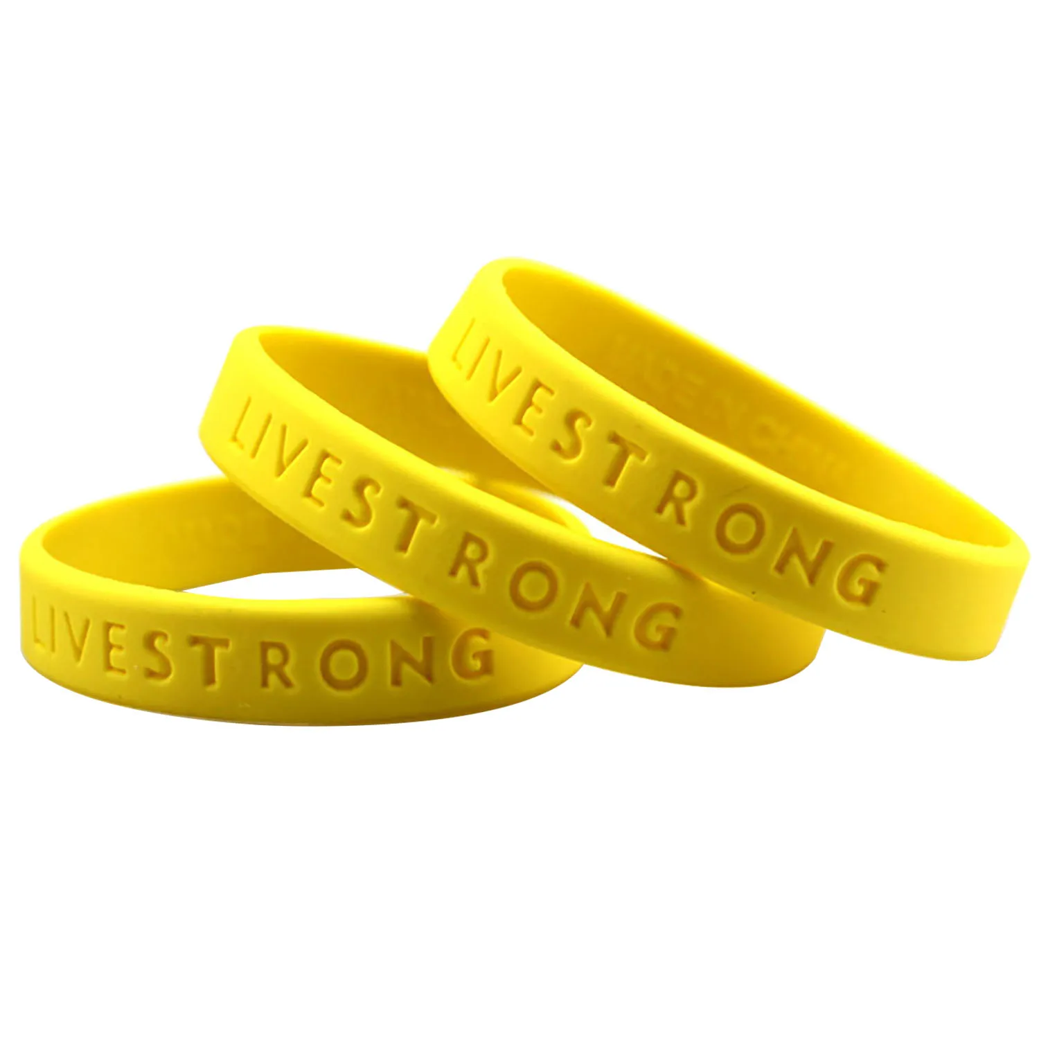 

2pcs Sculpture LIVE STRONG Sports Wristband Motivational Hologram Women Men Bracelets Adult Teenager Bracelet Outdoor Gift
