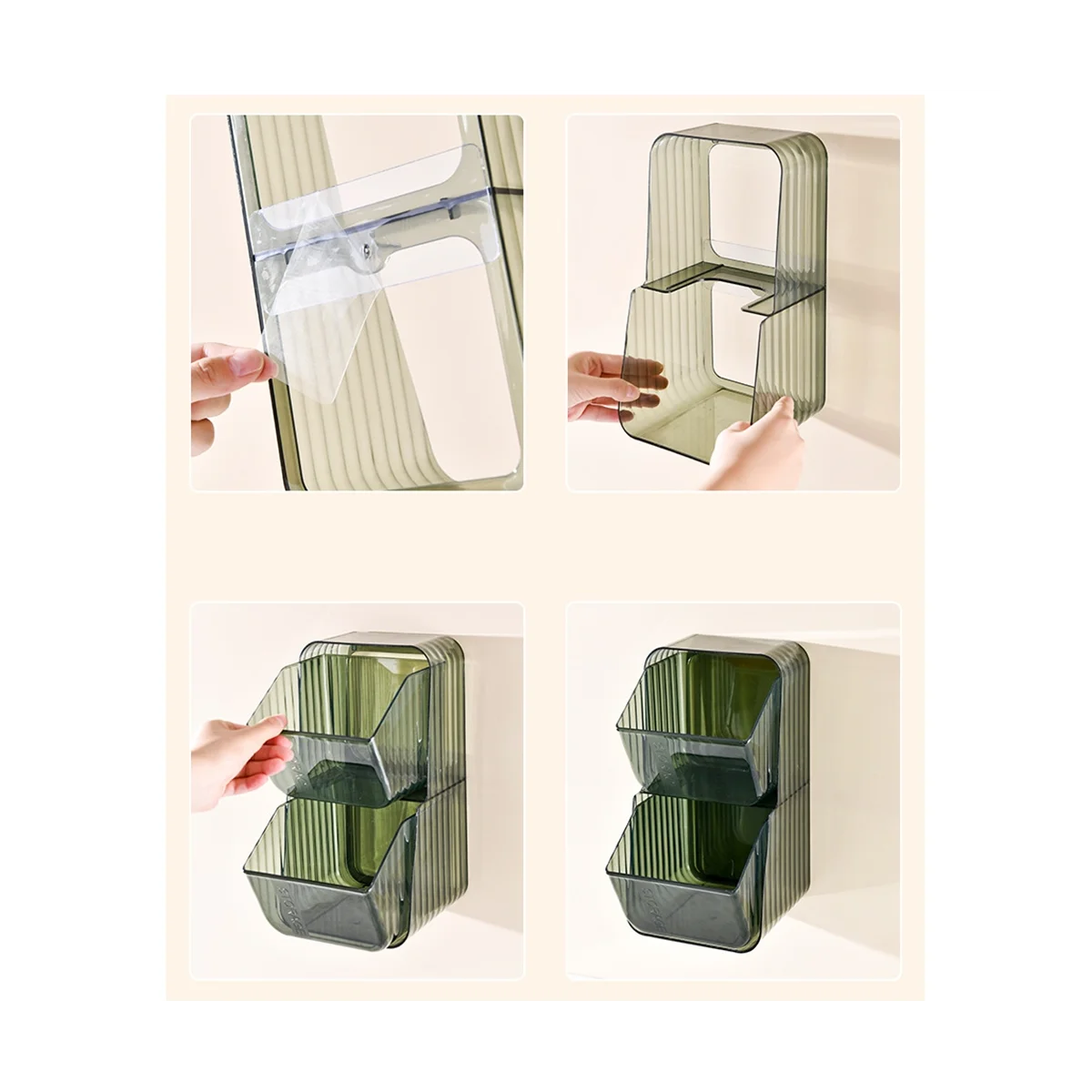 

Настольная полка, настенный ящик для хранения чайных пакетиков, пыленепроницаемый и высококачественный Многофункциональный