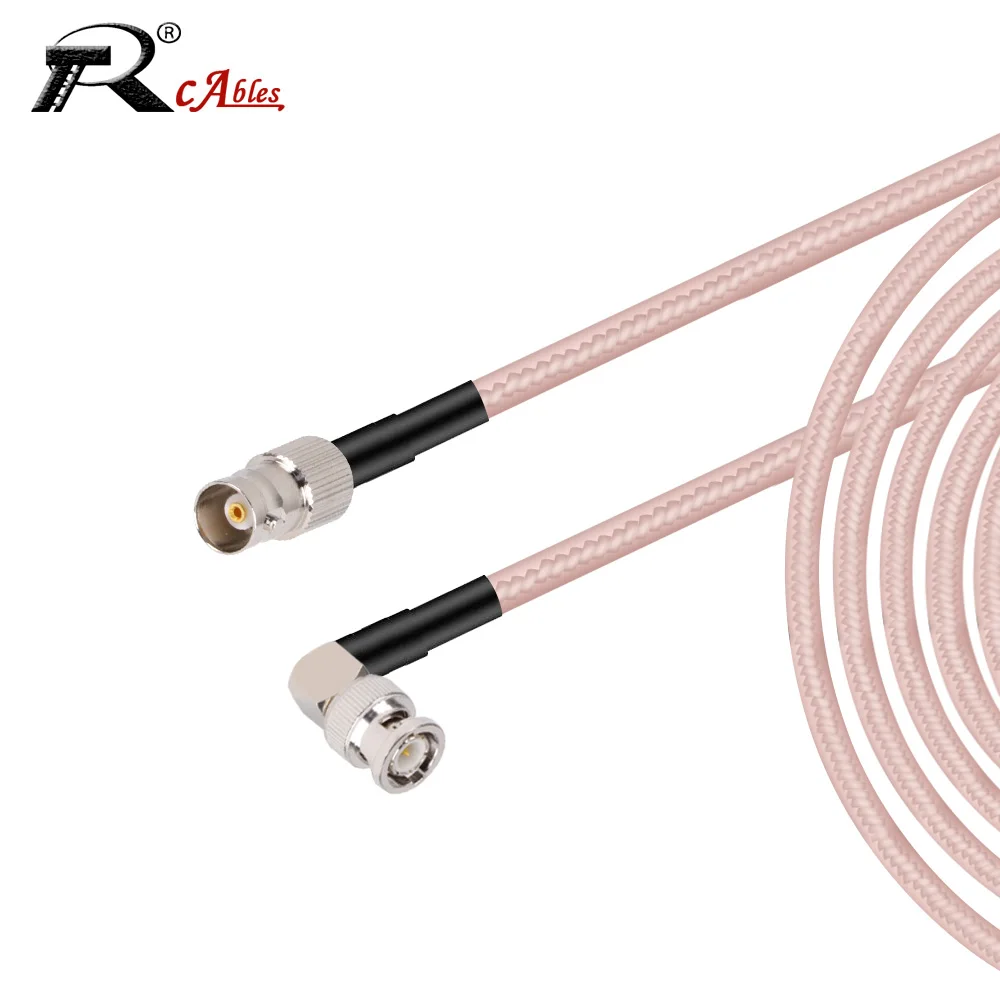 

Коннектор BNC «Мама»-«папа», прямоугольный адаптер, кабель RG316, коаксиальный Радиочастотный кабель с отрезом, удлинитель для Wi-Fi антенны, пере...