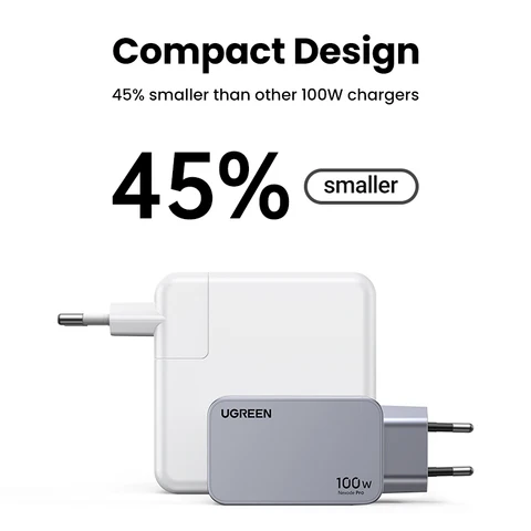 Зарядное устройство UGREEN, 100 Вт, USB C, QC4.0 3,0, быстрая зарядка для Macbook, ноутбука, планшета, PD, быстрая зарядка для iPhone 15 14 13 Pro