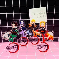 hot anime demon slayer kimetsu no yaiba cosplay acrylic figure kamado nezuko rengoku stand message pad desk decoration fans gift