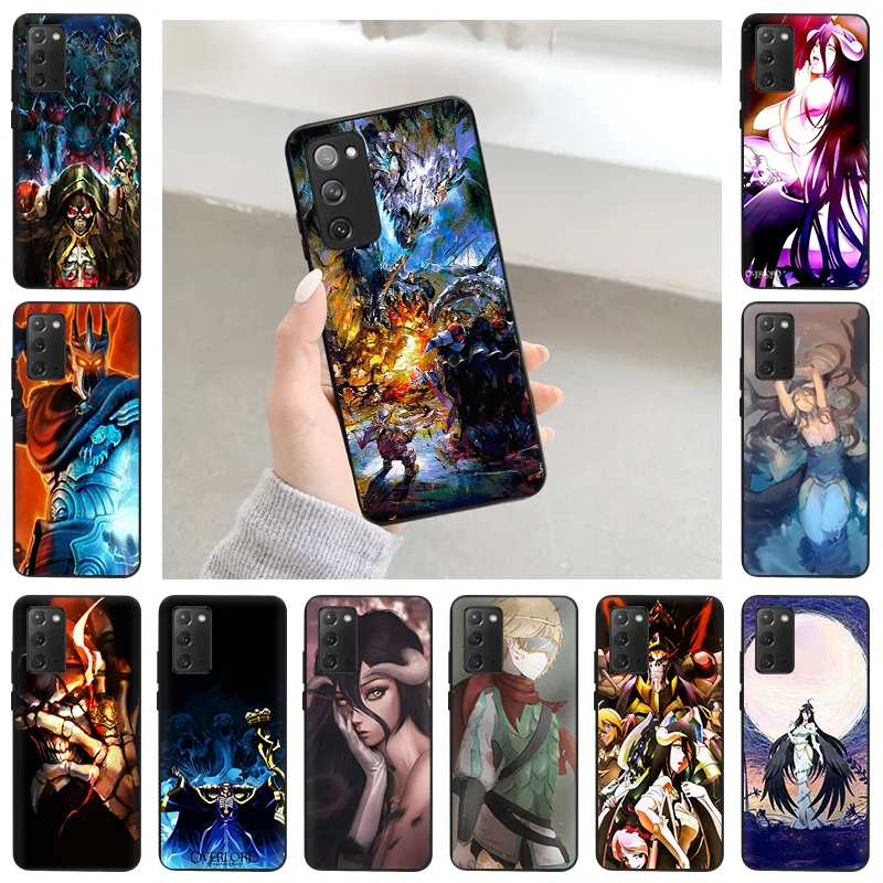 

Ultra Thin Silicone Cartoon Overlord Phone Case for Xiaomi Redmi Note 11Pro 11 11t 10s 10 5G 10C 9T 9S 9C 9A 8 9 Soft Mate Cover