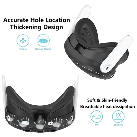 Защитный чехол для Meta Quest 3 из силикона SZKOSTON