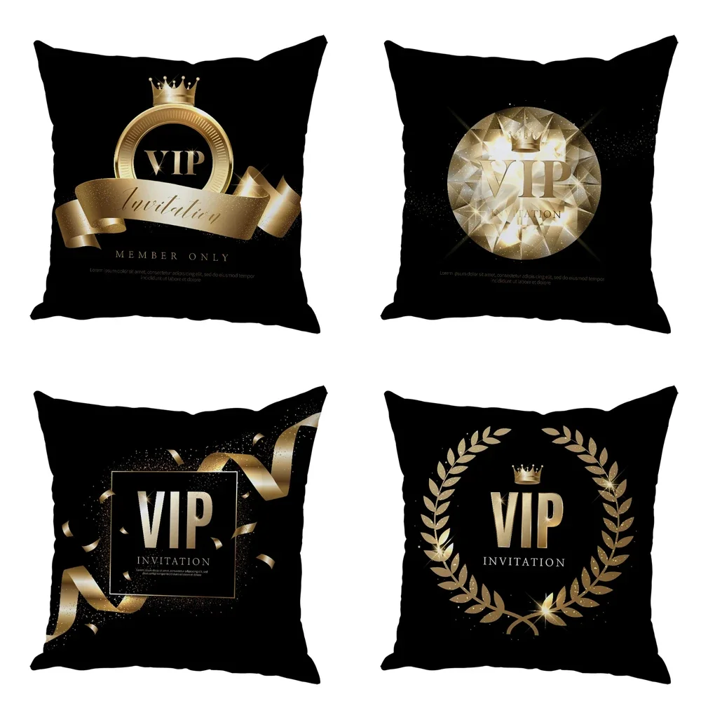 Наволочка для подушки с геометрическим рисунком 45x45 см