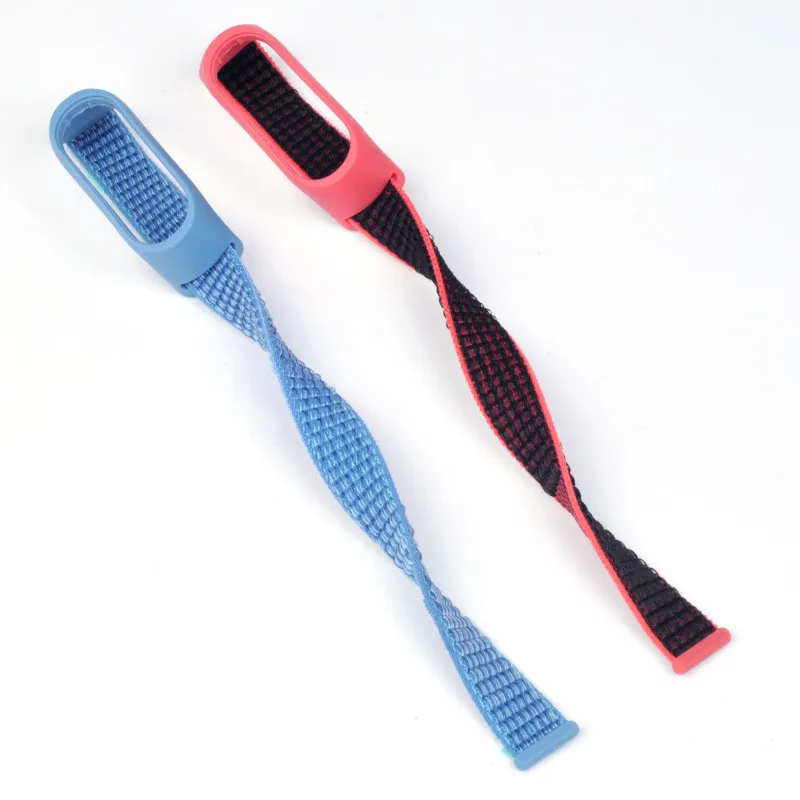 Nylon Strap For xiaomi mi band 6 7 Bracelet watchband pulsera correa Strap Miband Bracelet Wristband Sport loop Mi band 7 5 4 3