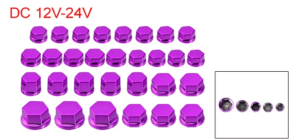 

UXCELL мотоцикл винт гайка болт крышка украшение для Kawasaki для Honda фиолетовый 1 комплект винт крышка