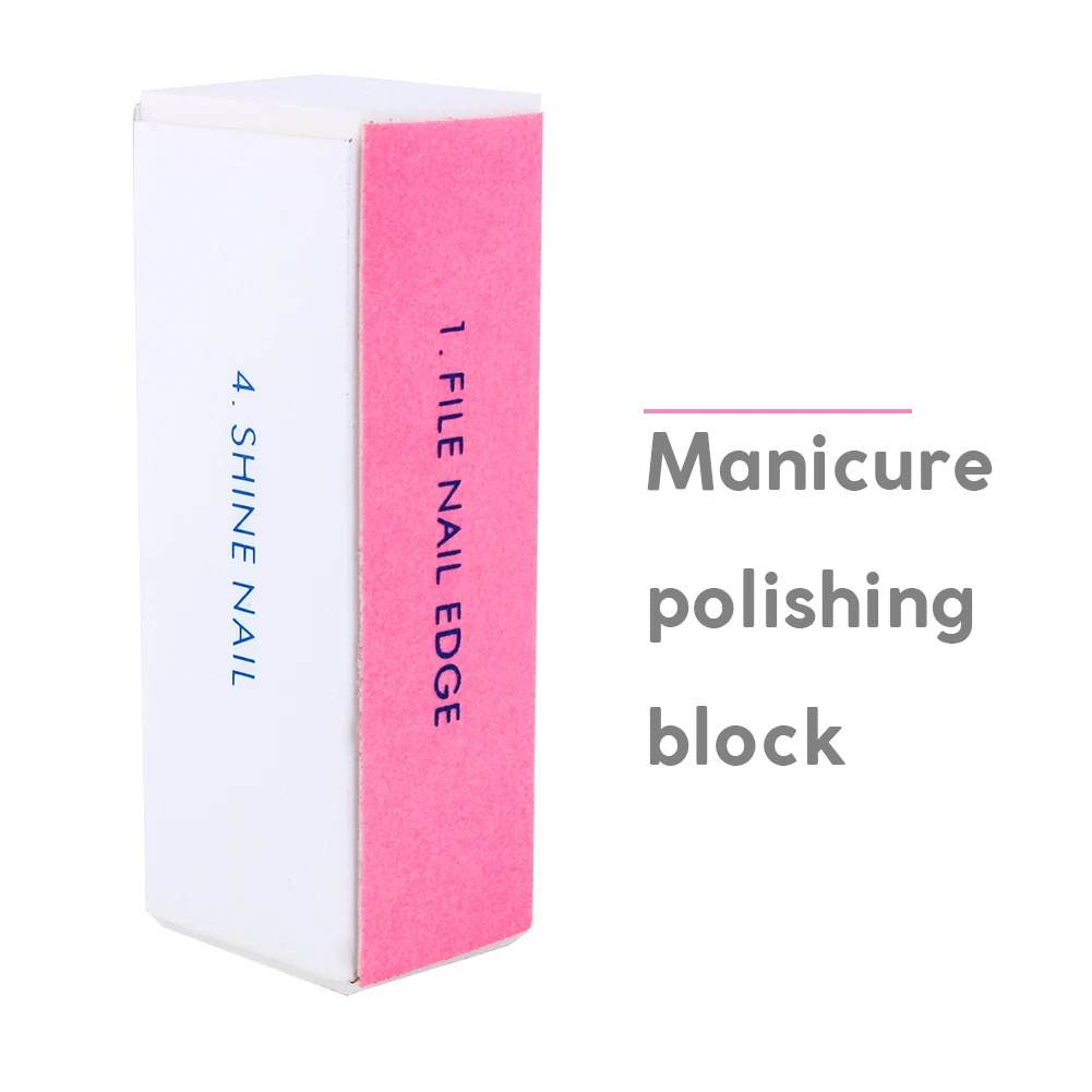 

1-10 pcs Nail Art Shiner Buffer Buffing 4 Ways Block Sand Sanding File Manicure