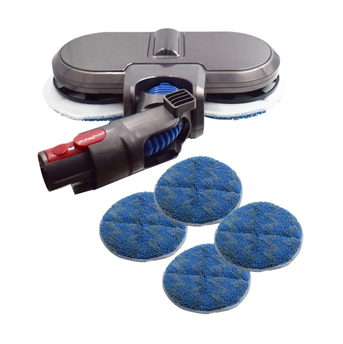 

Electric Mop Brush Head with 3 Pairs of Mop Pads for Dyson Cordless Stick Vacuum Cleaner V7 V8 V10 V11