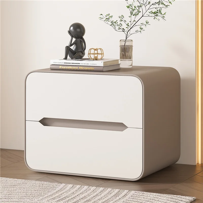 

White Coffee Bedroom Nightstands Storage Filing Makeup Drawers Bedside Tables Lounges Mesillas De Noches Home Furniture ZY50CT