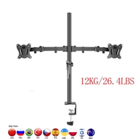 400mm dl t902 240 desktop stand full motion 360 degree steel monitor holder 10 27 clamp base monitor mount arm load