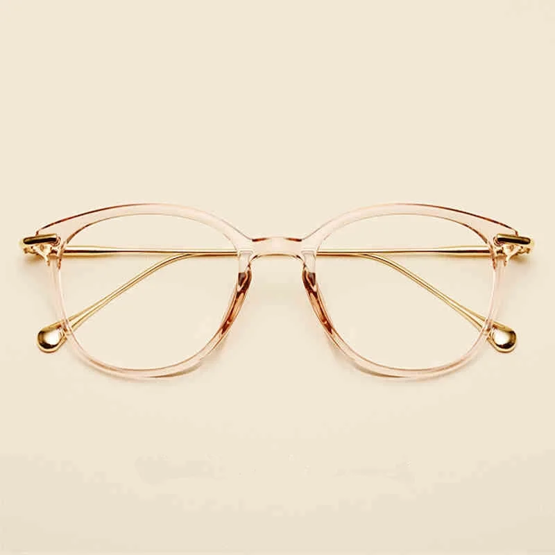 

Cubojue Transparent Eyeglasses Frame Women TR90 Glasses Female Fashion Spectacles for Prescription Grade Lens
