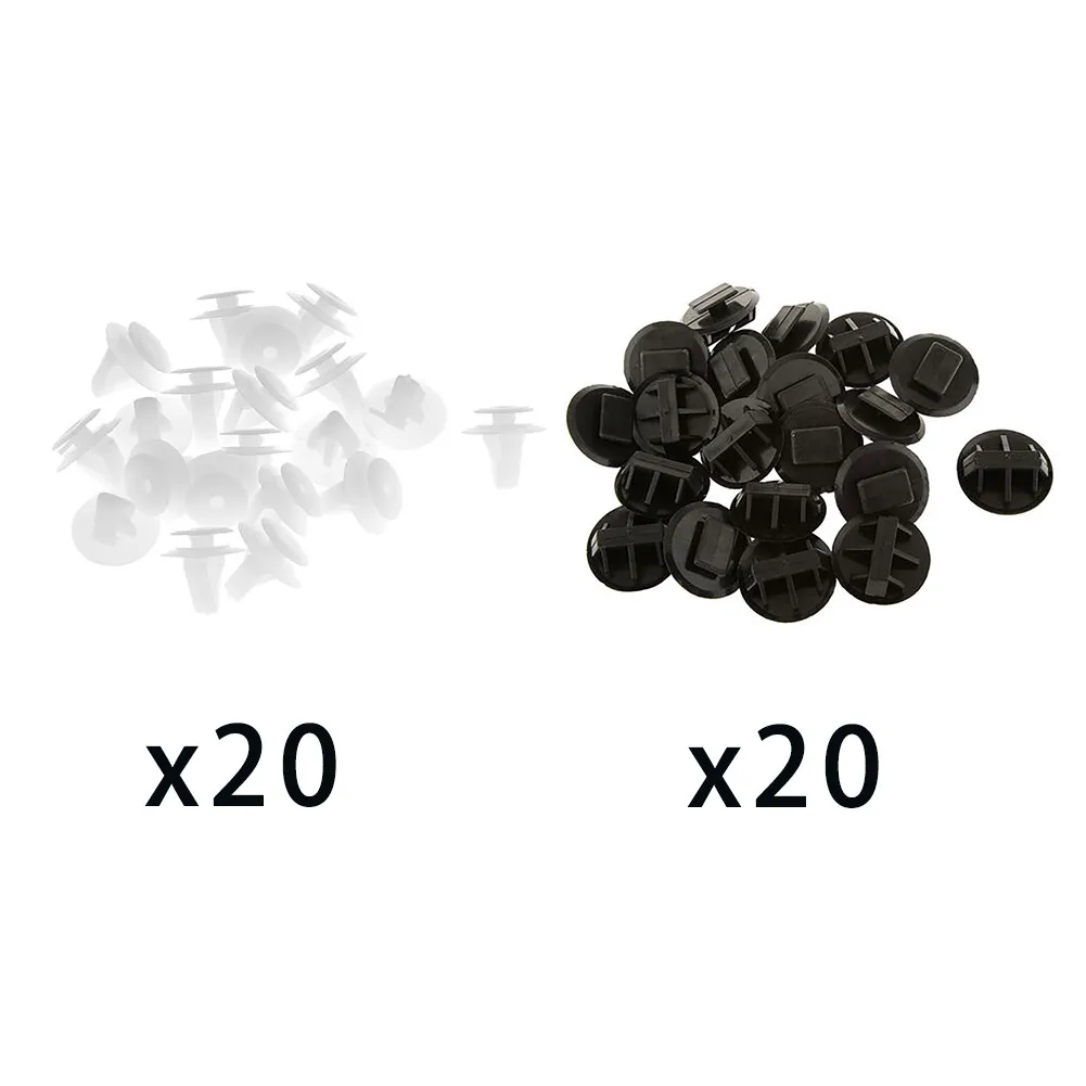 

W/ Sealer Panel Retainers ABS Accessories Durable Practical To Use Side Skirt