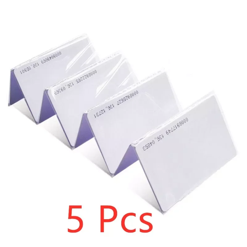 

1/5 pcs Duplicator Copy 125KHZ TK4100 EM4100 RFID Card Read Only With Serial Number ID Card Access Control Keyfobs Clone Card