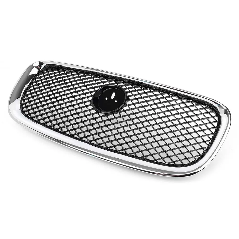 Передний бампер автомобиля верхняя решетка сетчатая аксессуары с логотипом для