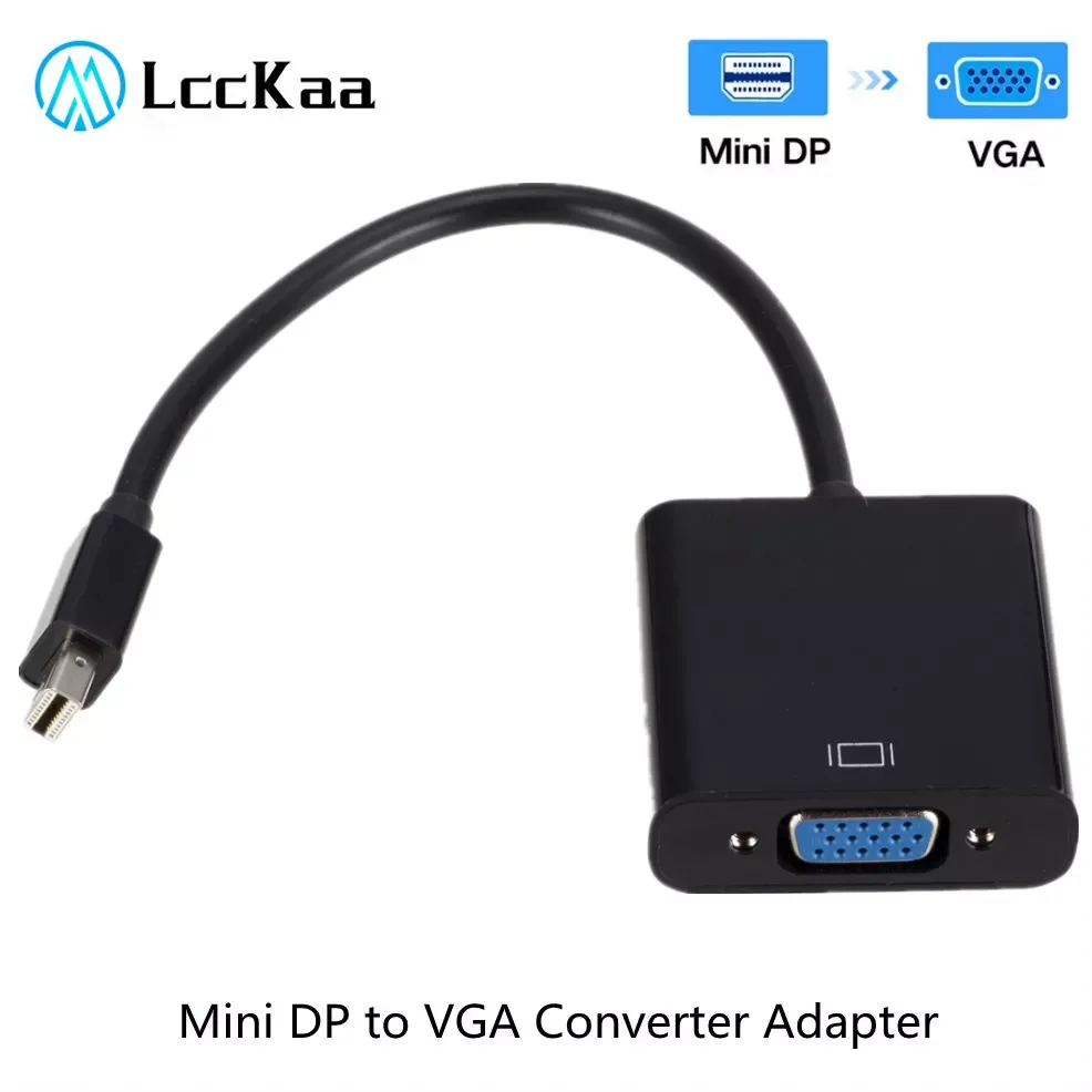 

MacBook Air Pro iMac Mac Mini Thunderbolt мини-порт дисплея Порт дисплея Mini DP к VGA Кабель-адаптер 1080P для монитора HDTV