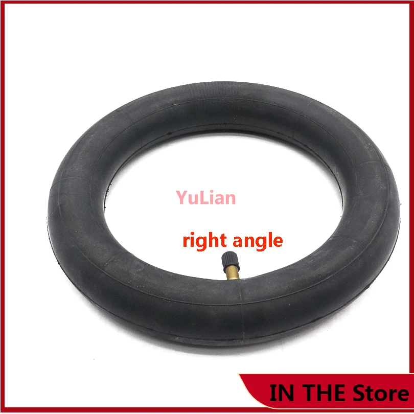 

10 Inch Inner Tube 10x2.5 Tube Innertube with bent valve 0 45 90 Degree valve for Baby Stroller Pram Scooter