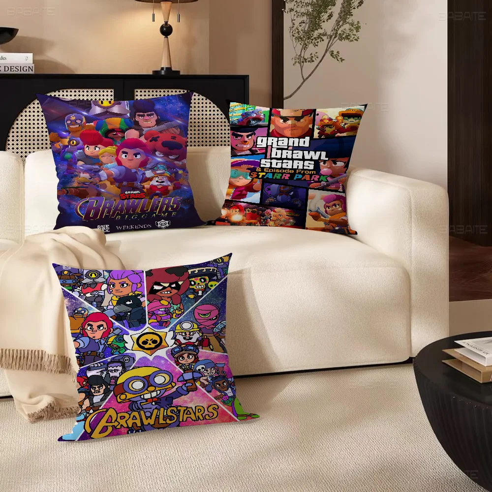 Game B-rawl S-Stars Personalized picture text home decorative pillows Household Gifts 45x45cm