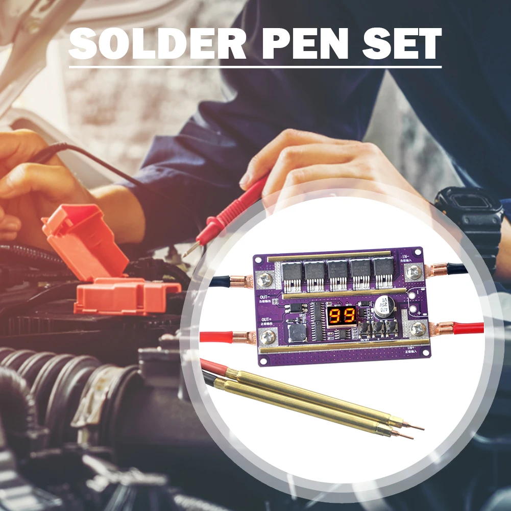 

220V110V Spot Welder Kit Multimeter Combination Set 60W Portable Soldering Equipment Maintenance Tools for Battery Nickel Sheet