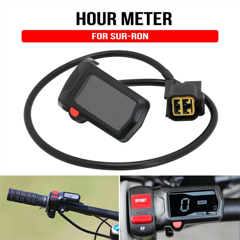 

Motorcycle Hour Meter Accessories Chronograph Handlebar Light Bee E-bike