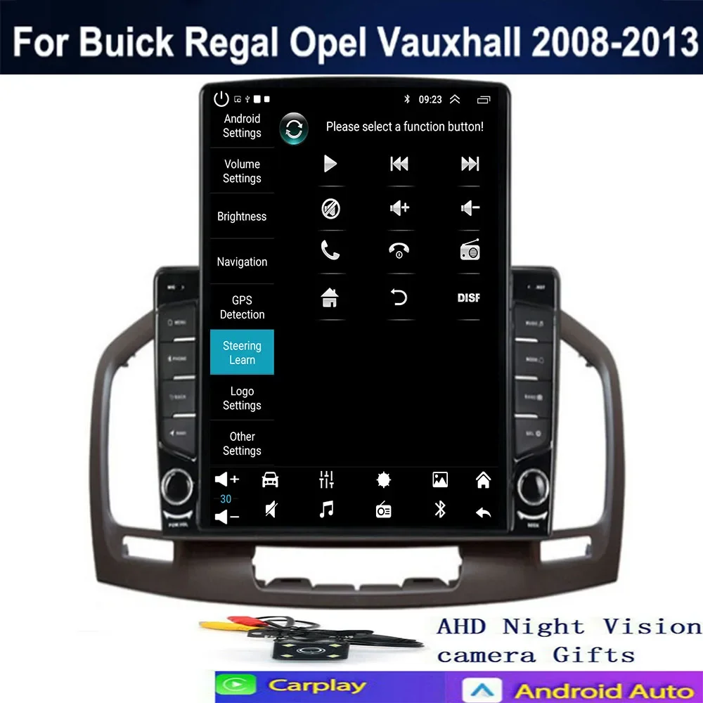 Фото Автомобильный радиоприемник Carplay Android 14 для Opel Insignia 2008-2012 для Buick Regal 2009-2013, навигация, GPS, стерео, 4G, Wi-Fi, без 2din DVD №5