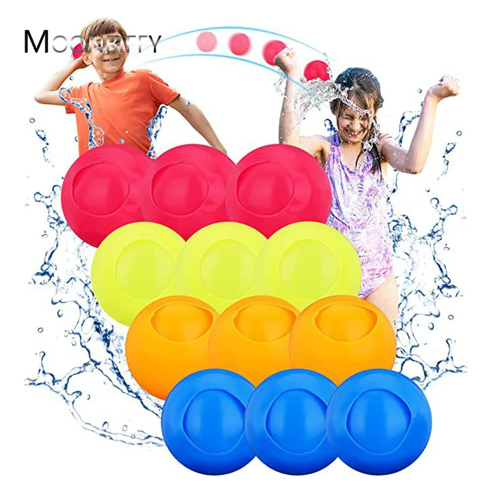 

Outdoor Beach Play Toy Water Balloons Pool Party Splash Balls Reusable Water Bomb Absorbent Ball Favors Water Fight Games