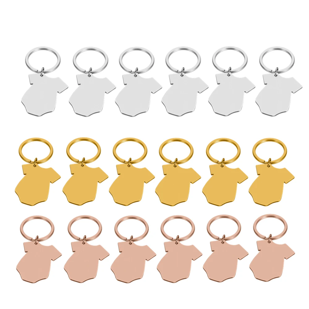 1Pcs Pet ID Dog Tags Blank Clothes Keychain Stainless Steel Keychains Cat Customized Neckties Tag Engraving Metal Accessoriy