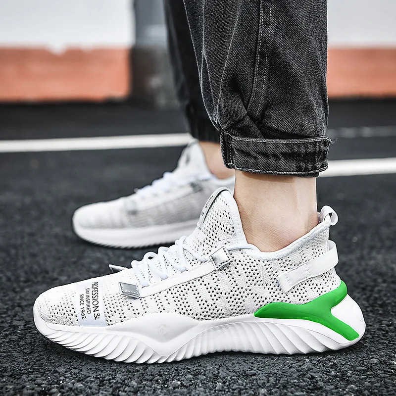 Men Running Shoes Light Comfortable Outdoor Walking Trainers Cheap Male Sneakers Summer Weaving Tenis Flat Sport Hot Sale |