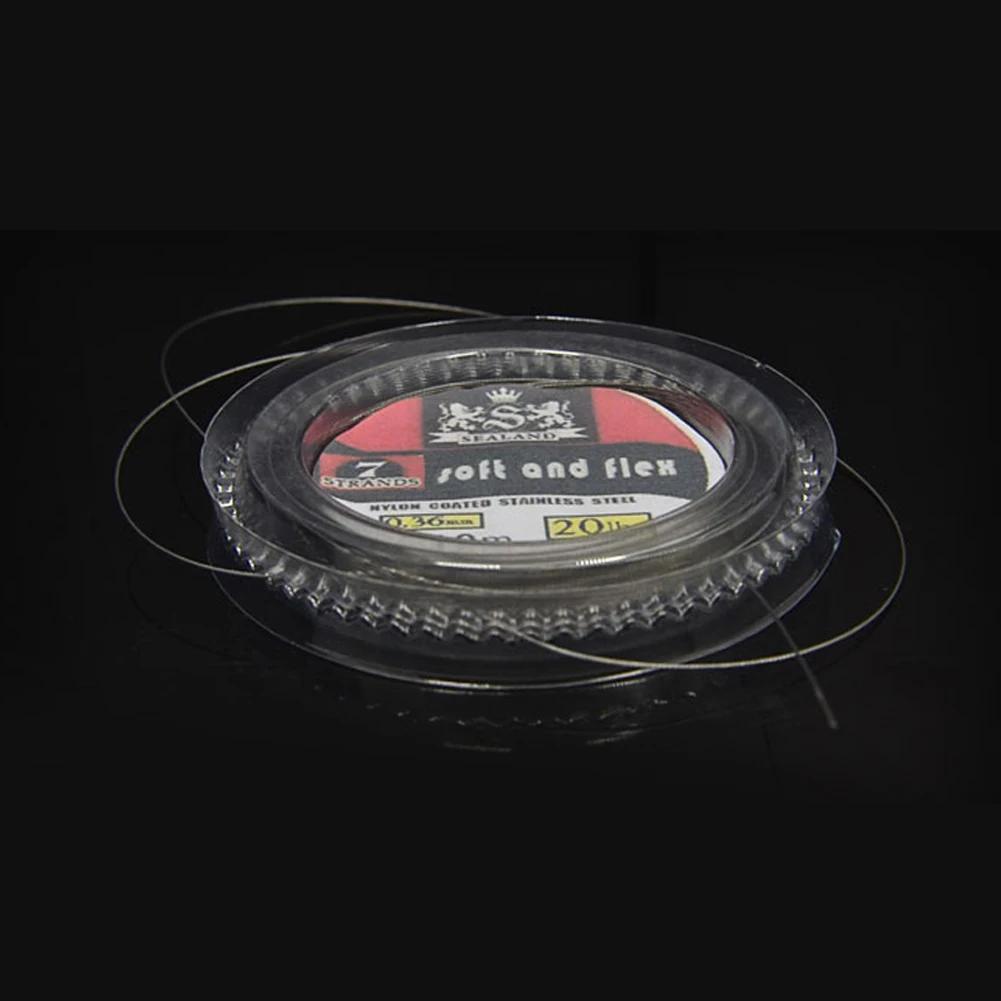 Проволочная леска из нержавеющей стали и нейлона для морской рыбалки лодки