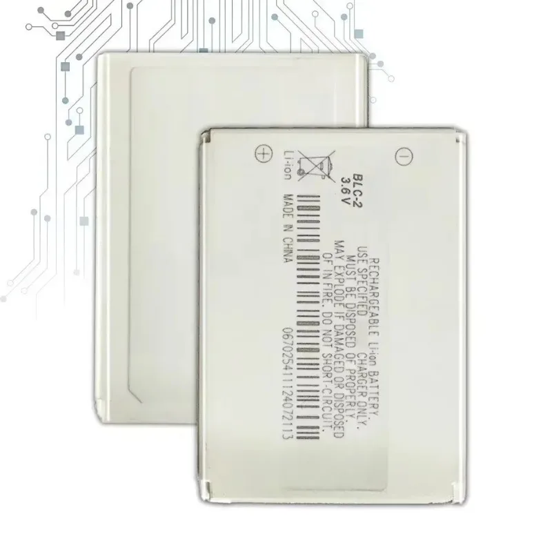 Аккумулятор BLC-2 емкостью 1000 мАч для Nokia 3310 3330 3410 3510 5510 3530 3335 3686 3685 3589 3315 3350 6650 6800 3550