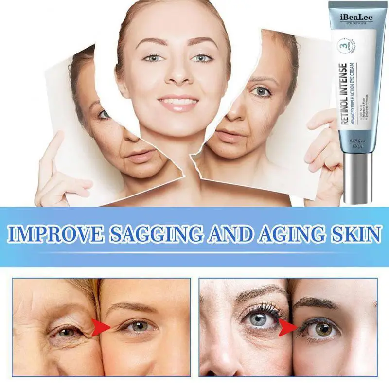 

Effective Anti-ageing And Anti-wrinkle Eye Cream To Remove Eye Wrinkles Fine Lines Around The Eyes Crow's Feet Neck Wrinkle