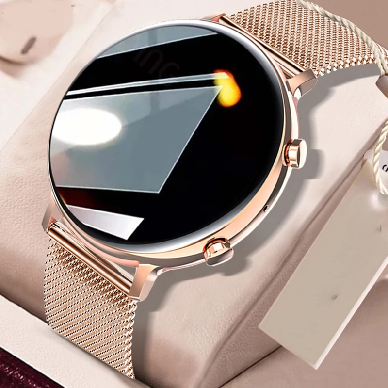 

For Samsung Xiaomi Huawei Ladies Smart Watch Bluetooth Call IP68 Waterproof Heart Rate Monitoring Women Watches For Android IOS